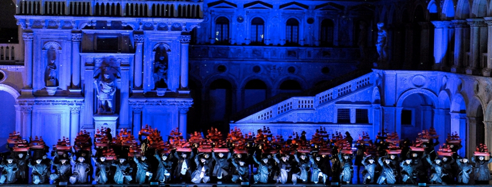Rappresentazione dell'Otello a Palazzo Ducale a Venezia
